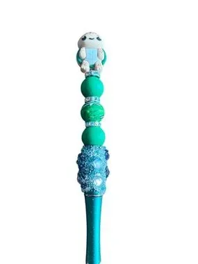 Turtle Rhinestone Pen handcrafted | Office | Ab Inks Handmade Expressions Handmade Gemstone ...